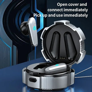 X35 Gaming RGB Lights Wireless Bluetooth Earphone Headphones Outdoor Sport Headset 5.3 With Charging Bin Display Touch Control Earbuds for Music