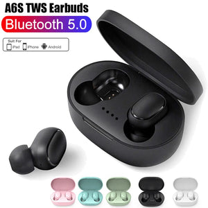 Original A6S TWS Wireless Bluetooth Headset with Mic Air Pro Earbuds for Xiaomi Noice Cancelling Earphone Bluetooth Headphones